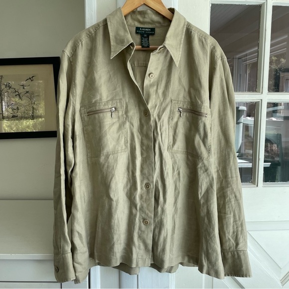 Lauren Ralph Lauren Tops - Lauren Ralph Lauren Women's Linen Shirt